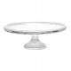 Prato Bolo 32cm 10,5cm Lys Com Pé Em Cristal Ecológico Wolff